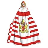 YYHWHJDE Bandiera del Senato di Brema Immagine Adulto Halloween Giacca con cappuccio Mantello Comfort Experience: Realizzato con tessuto ad alta densità, non prurito per migliorare il comfort, garantisce una traspirabilità delicata sulla pelle, permettendoti di indossarlo per lunghi periodi senza alcun attrito.