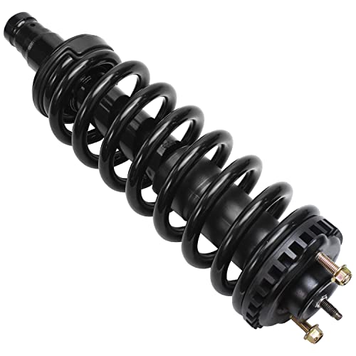 Image of Detroit Axle - 8pc Front Suspension Kit for Chevy Trailblazer GMC Envoy Buick Rainier Isuzu Ascender Saab 9-7X, 2 Ready Struts 4 Upper & Lower Ball Joints 2 Outer Tie Rod End Links Replacement