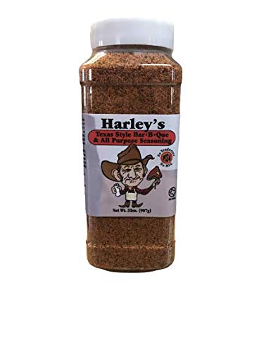 Harleys Texas Seasoning 32oz Condimento original multiusos para barbacoa, perfecto para condimentar todo, desde carne hasta mariscos. (Original -