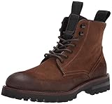 Steve Madden Men's MACKEE Combat Boot, Tobacco, 7.5