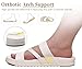 KuaiLu Womens Orthopedic Sandals With Comfortable Arch Support Cushion Yoga Mat Slides Fashion Summer Beach Flat Sandles Adjustable Open Toe Travel Outdoor Plantar Fasciitis Flip Flops Bride White 9
