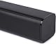 SHARP HTSB110 2.0 Soundbar 90W (USB, Bluetooth, HDMI, Optisch, AUX-In (3,5mm), Breite: 80cm), Slim-Design, schwarz