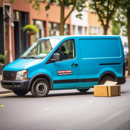 Image of Delivery Driver Car Magnet, Delivery Magnetic Car Door and Bumper Sign, High Reflective, Stronger Magnetic, Eye-Catching Design for Delivery.