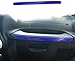 Opall Full Set Interior Decoration Trim Kit Steering Wheel & Center Console Air Outlet Trim, Door Handle Cover Inner For Jeep Wrangler JK JKU 2011-2018 2 Door &4-Door (Blue 12PCS)