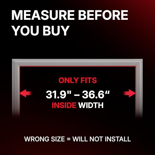 TRAHERE Doorway Pull Up Bar, Patented Flat Structure with Uninterrupted Full-Length Grip, Extra Wide 26.8–32.7