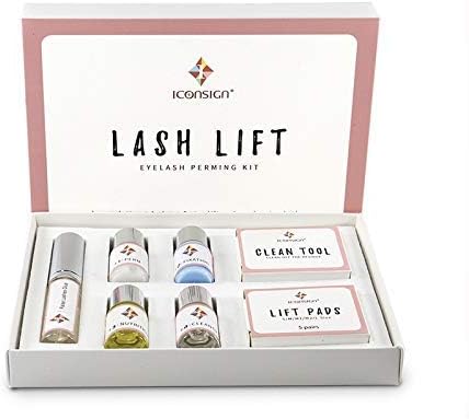 Eyelash Perm Kit, At Home Lash Lift, Professional Semi-Permanent Curling Perming Wave, Lotion & Liquid Set
