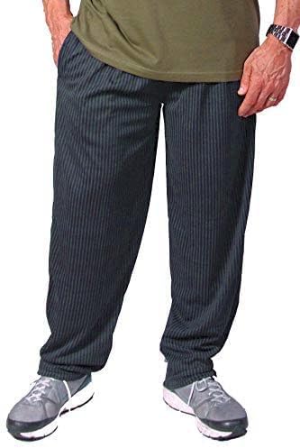 Classic Lines Baggy Sweatpants, Loose Fit Gym Workout Pants with Two Front Pockets