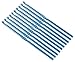 10 Pack - CleverDelights Size H (Size 8) Aluminum Crochet Hooks - 6" Length - 5mm Diameter - Knitting