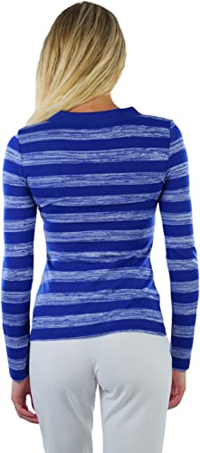 Image of ToBeInStyle Women's Classic Long Sleeve V-Neck Pullover Sweater