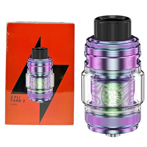 For Geekvape Z Fli Tank 2 5.5ml Tank Atomiseur Fit with Z Series Coils (Z 0.15 XM coil) (Z 0.4 XM...