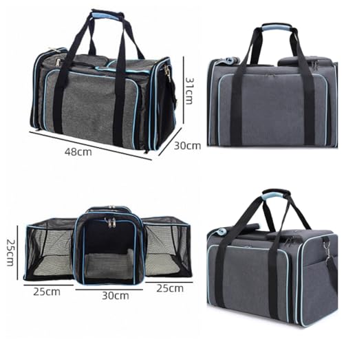 Mochila para gatos expandible estilo caravana para compartir momentos inolvidables en la naturaleza 2
