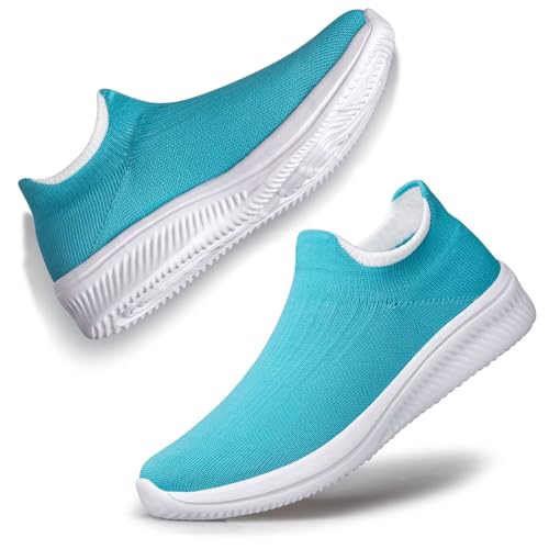 Image of vibdiv Pull-on Shoes Women Sock Sneakers Casual Lightweight Walking Jogging Yoga Indoor Outdoor Travel