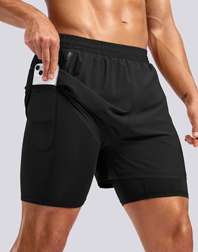 Pudolla Men's Quick Dry Running Shorts with Zipper Pockets for Tennis Yoga Training
Pudolla Men's 7" Workout Gym Shorts with Liner for Running Training
Pudolla Men's 2 in 1 Quick Dry Running Shorts for Gym Tennis Yoga