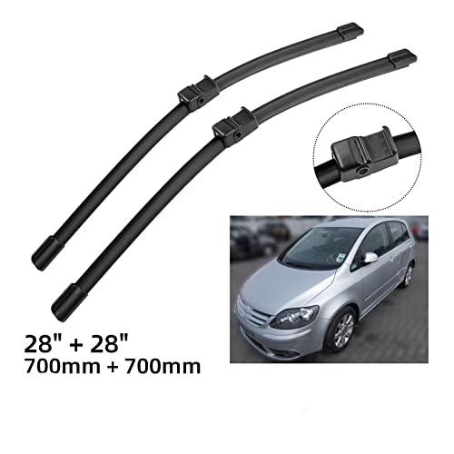 Balais d'essuie-glace avant pour Golf Plus 2005-2014 | Paire de balais 28" et 28" - 2