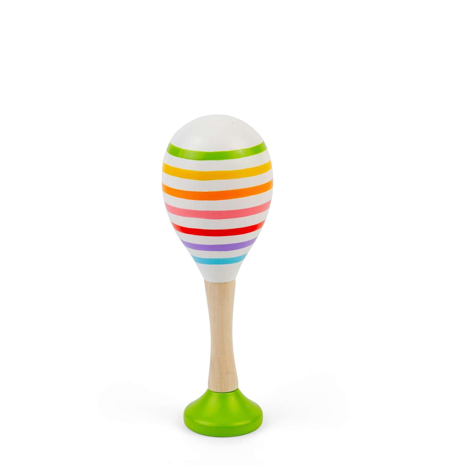 BigJigs Holzmaraca Spielzeug Set - buntes Musikinstrument für Kinder