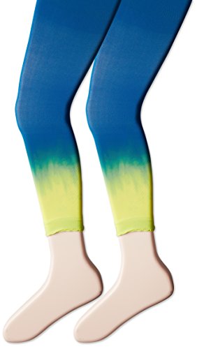 Jefferies Socks Girl's 2-6X Dip Dye Footless Tights 2 Pair Pack