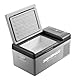 SDKEHUI Tragbare Gefrierbox Minikühlschrank Elektrische Kühlbox, Auto Kühlbox 15 L Kühlbox Elektrisch -20℃ ~10℃ Kompressor Kühlbox, für Auto, LKW, Boot, RV mit USB Anschluss [Energieklasse B]