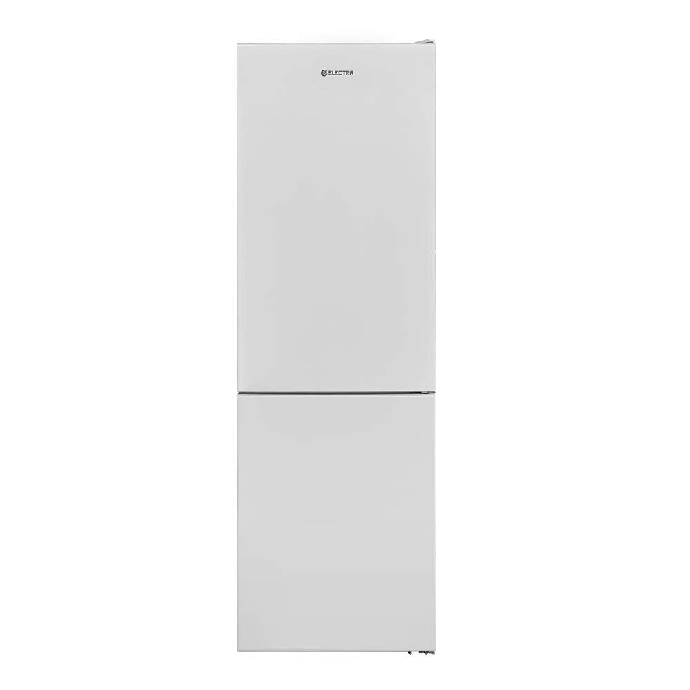 Electra Fridge Freezer Model 373 interior with doors open, showing shelves and drawers