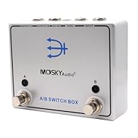 LONG LASTING METAL CONSTRUCTION: Built with heavy-duty die-cast housing and premium jacks plus switches, this AB switch box delivers reliable performance for guitarists who demand professional-grade signal routing without compromise, making it perfec...