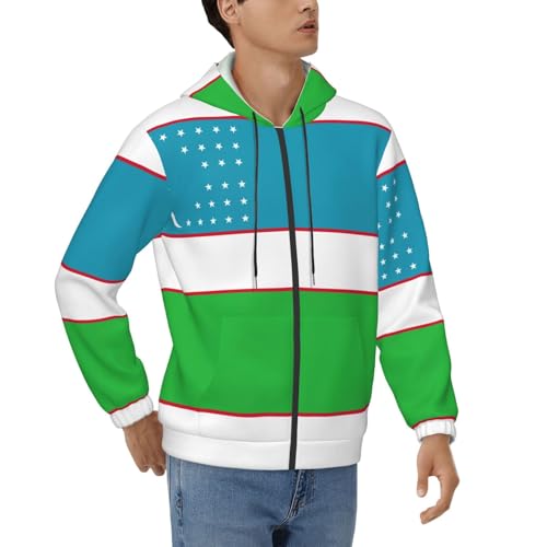 Sweat à capuche Ouzbékistan le cadeau idéal pour amateur de streetwear