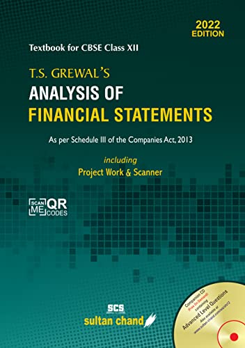 Grewal's Analysis of Financial Statements: Textbook for CBSE Class 12 (2022-23 Session)