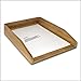 Produktbild Relaxdays Briefablage Bambus, Schreibtischablage für A4 Papier, Dokumente, Unterlagen, HxBxT: 6 x 25 x 33 cm, natur