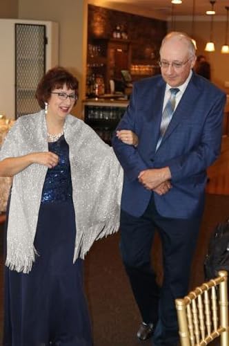 BANETTETA Shawls for Wraps Evening Dresses Scarf for Women Formal Shawl for Evening Party with Buckle for Wedding Shawl2