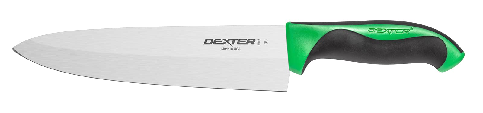 Dexter 8" Cook's Knife, Green Handle