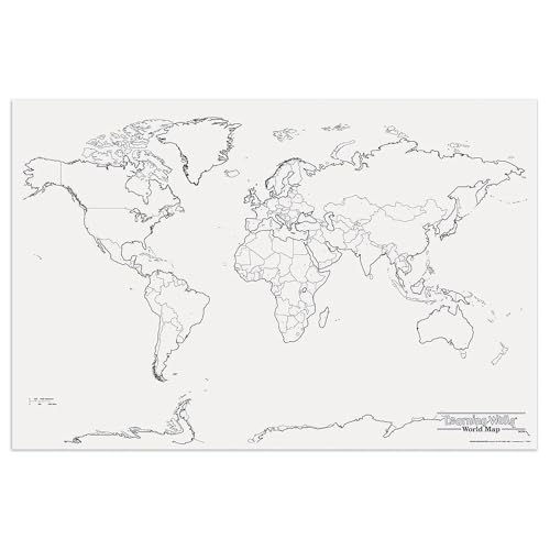 GIANT WORLD MAP 48IN X 72IN