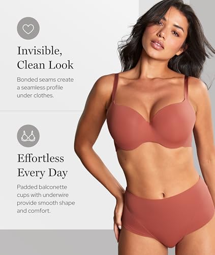 Panache Women's 365 T-Shirt Bra | Comfortable Everyday Bra, Lightly Padded Underwire, Smooth & Flexible Fit for All-Day Wear2