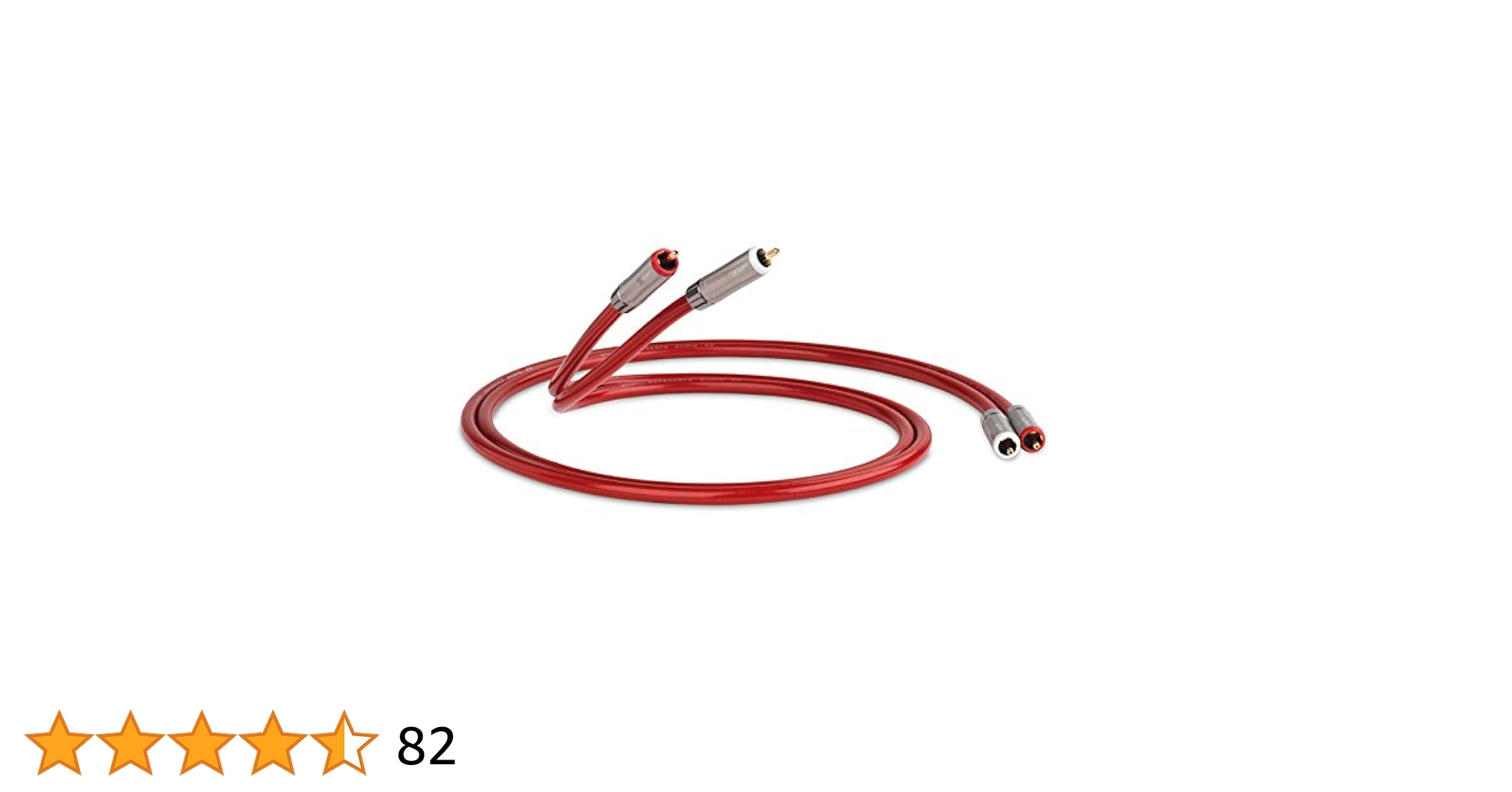 Amazon.com: QED QE2453 Audio Cable 1 m Red : Electronics