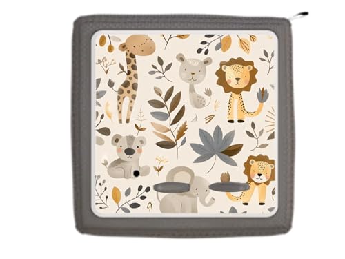 Schutzfolie für Toniebox - Toniebox Schutzfolie - Aufkleber Toniebox - hergestellt in Deutschland (Ohne Glitzer, Dschung...