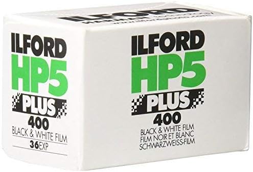 Ilford 1574577 HP5 Plus, Black and White Print Film, 35 mm, ISO 400, 36 Exposures 2 PACK