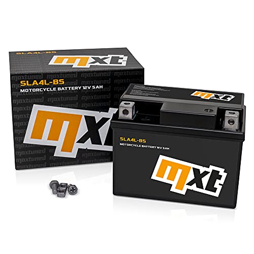 Maxtuned 12V 5Ah SLA4L-BS Scooter Batterij, Onderhoudsvrij Waterdicht Voorgeladen Vergelijkbaar met YTX5L-BS YB4L-B YTX4-BS - Image 8