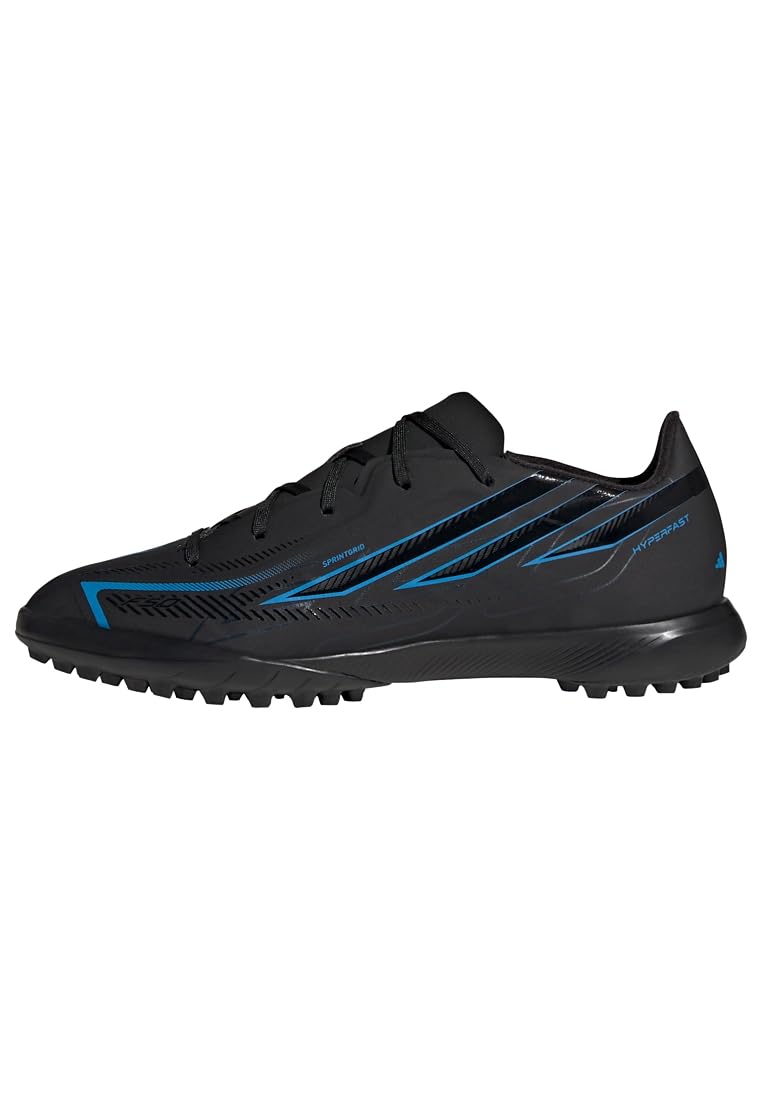 adidas Junior F50 Hyperfast League Astro Turf Football Boots, Black, Size 10 Younger