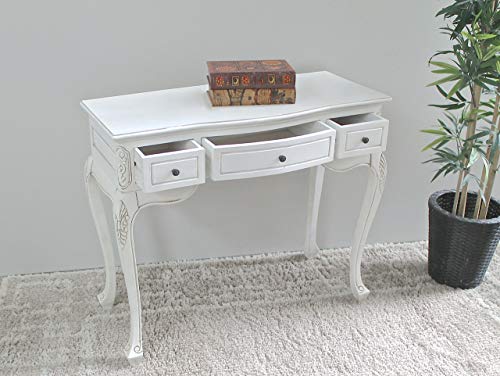 International Caravan Carved Vanity Desk