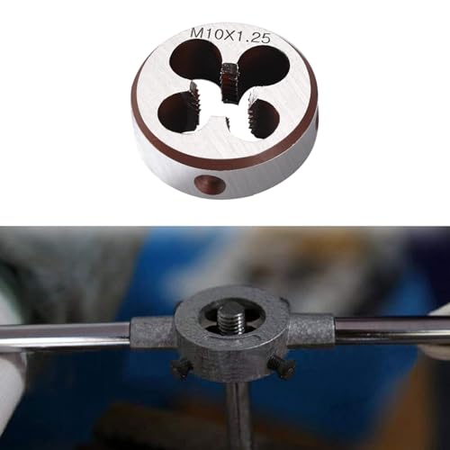 Image of M10 x 1.25 Metric Thread Tap and Die Set, M10 x 1.25mm High-speed Steel Machine Tap Die Set Right Hand