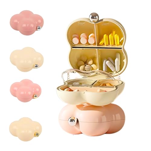 Porta Comprimido 7 Divisórias Organizador Para Capsula Comprimidos Estojo Organizadores de Comprimidos Pessoais