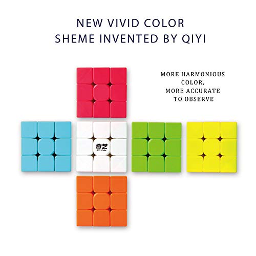 Qy Toys Warrior W Speed Cube 3X3- Stickerless Magic Cube 3X3X3 Puzzles Toys (56Mm), The Most Educational Toy To Effectively Improve Your Child's Concentration, Responsiveness And Memory… #TOP3