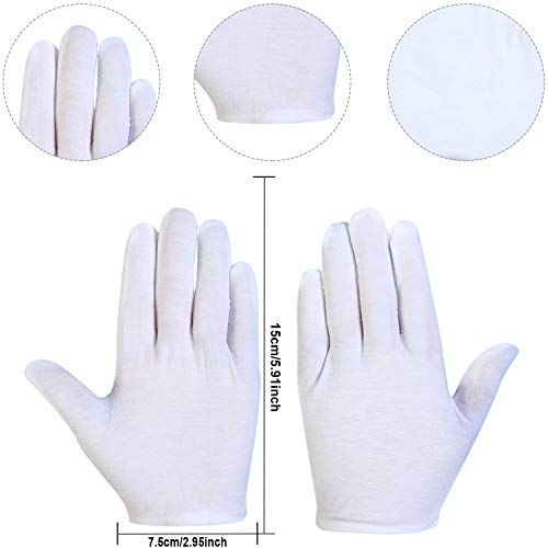 Seguridad, Tools guantes blancos escolta Marca SATINIOR (3)