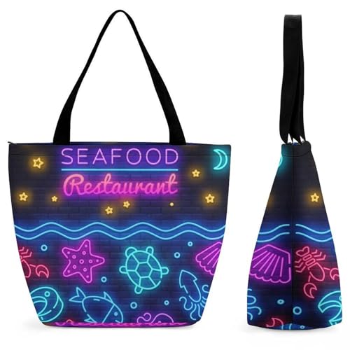 Sac à bandoulière fruits de mer idéal pour vos escapades et virées shopping