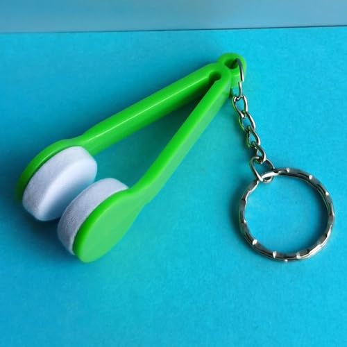 Herramienta de Limpieza de Gafas de Sol, Gafas de Sol, Borrador de Dactilares, 6 Unidades, con Llavero, Accesorios portátiles, Herramienta de Limpieza para Viajes y Gafas - imagen 9