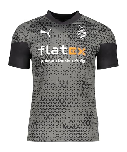 PUMA Borussia Mönchengladbach Trainingsshirt Herren grau/weiß, L
