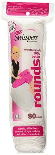 Swisspers Cotton Rounds, 80 ea