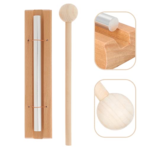 ABOOFAN 2 conjuntos de sinos de meditação, sinos de percussão, lembretes, sinos de mão com martelo d