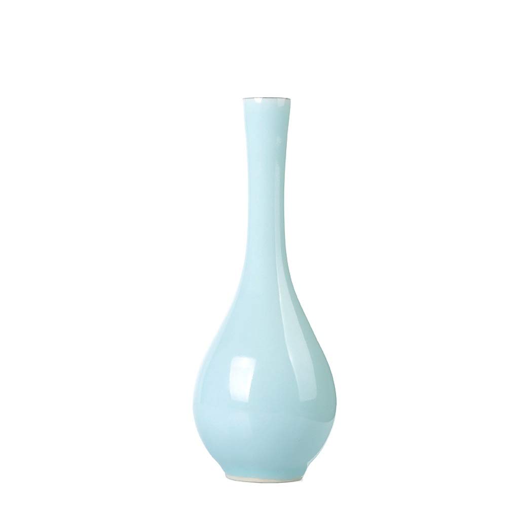 Bzgpmfud Bule Vase Desktop Ceramic Ornaments Living Room Flower Arrangement Creative Simple Small Porcelain(,L)