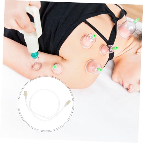 Extensión de manguera para máquina de ventosas 5 piezas, accesorio flexible para terapia de ventosas, líneas de conexión resistentes y flexibles para dispositivos de ventosas miniatura 4