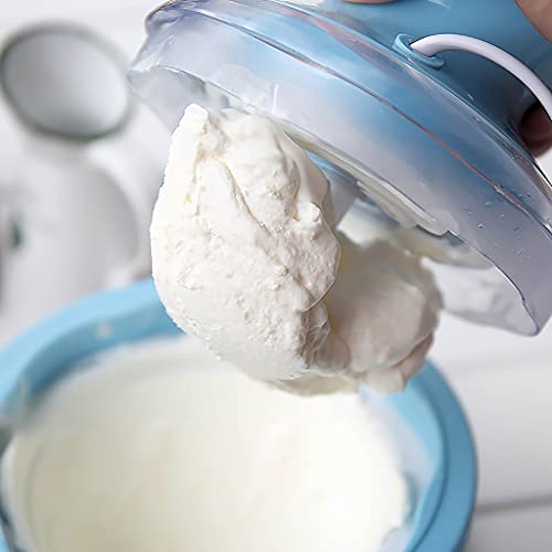 XYSQ Slush Maschine EIS, Double Eile Eimer Machen Köstliche Eiscreme Sorbets Und Gefrorene Joghurt Maker, Tragbarer… – Bild 5