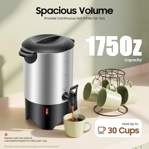 Cafetera de goteo con capacidad para 30 tazas 5.2 L miniatura 3
