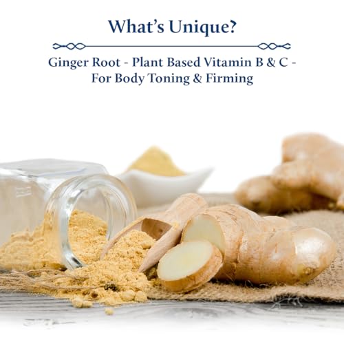 Blue Nectar Ginger Oil Anti Cellulite Body Massage Oil for Skin Tightening, Toning & Hydration | Authentic Ginger Root Massage Oil with Plant Based Vitamin B & C for Women and Men (11 Herbs, 100ml) - Image 4